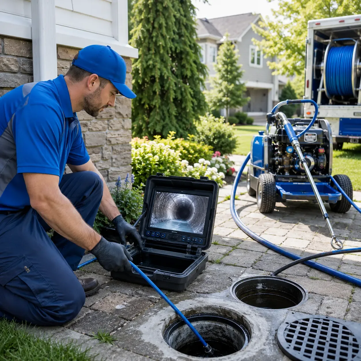 Outdoor drain cleaning professionals serving Blakeslee, PA