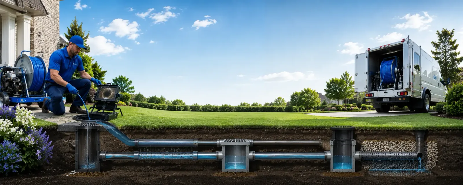 Outdoor drain cleaning information for Blakeslee, PA
